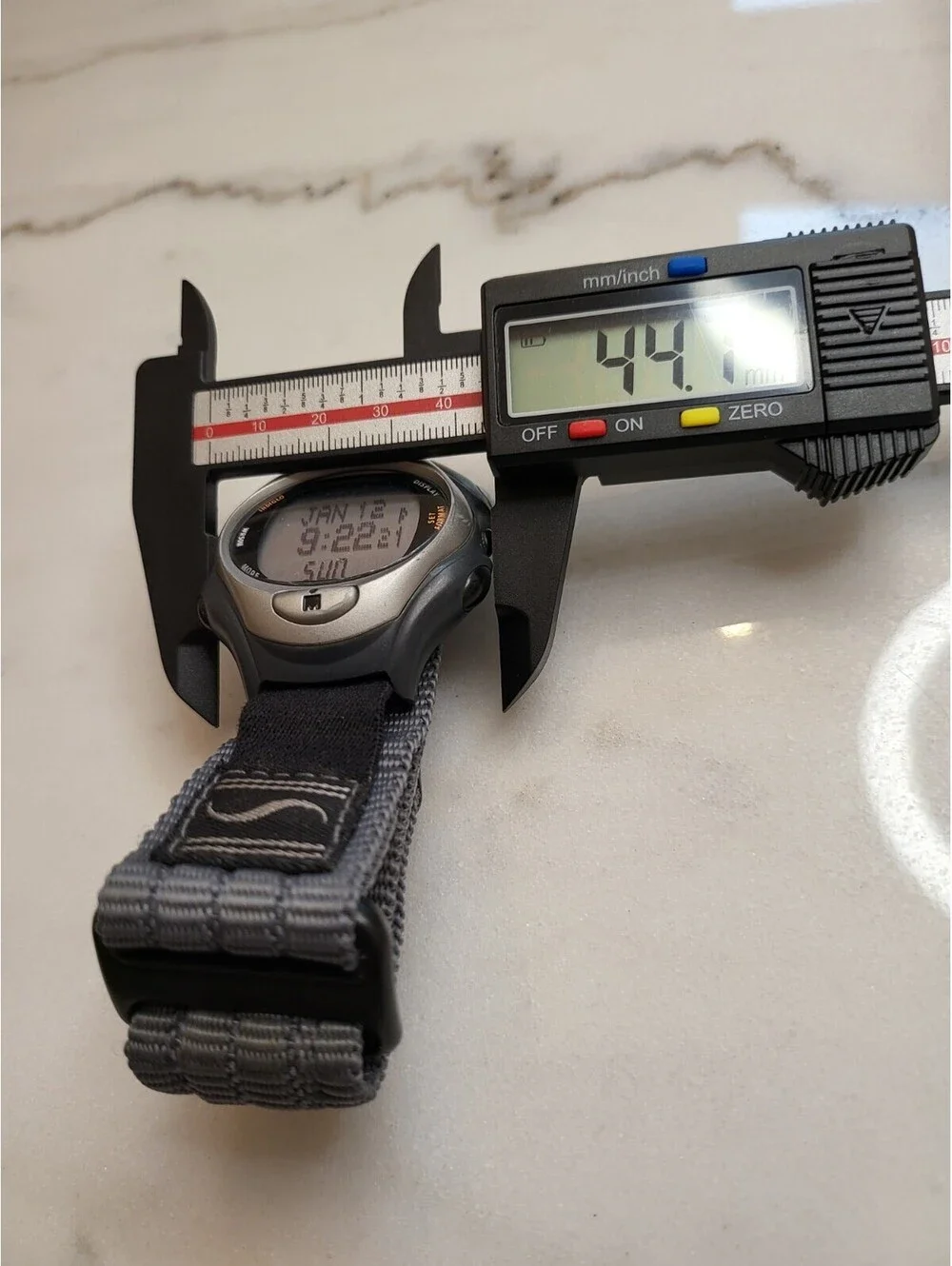 TIMEX Ironman Performance Watch Black Strap Indiglo Working Clean 45mm Adjustabl